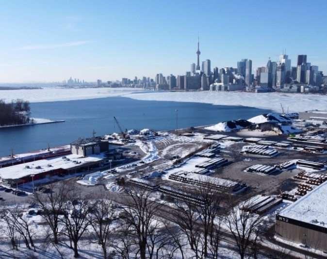 【台語世界】加拿大Ê 冬天 (安大略湖)湖的雪景與多倫多市景觀。