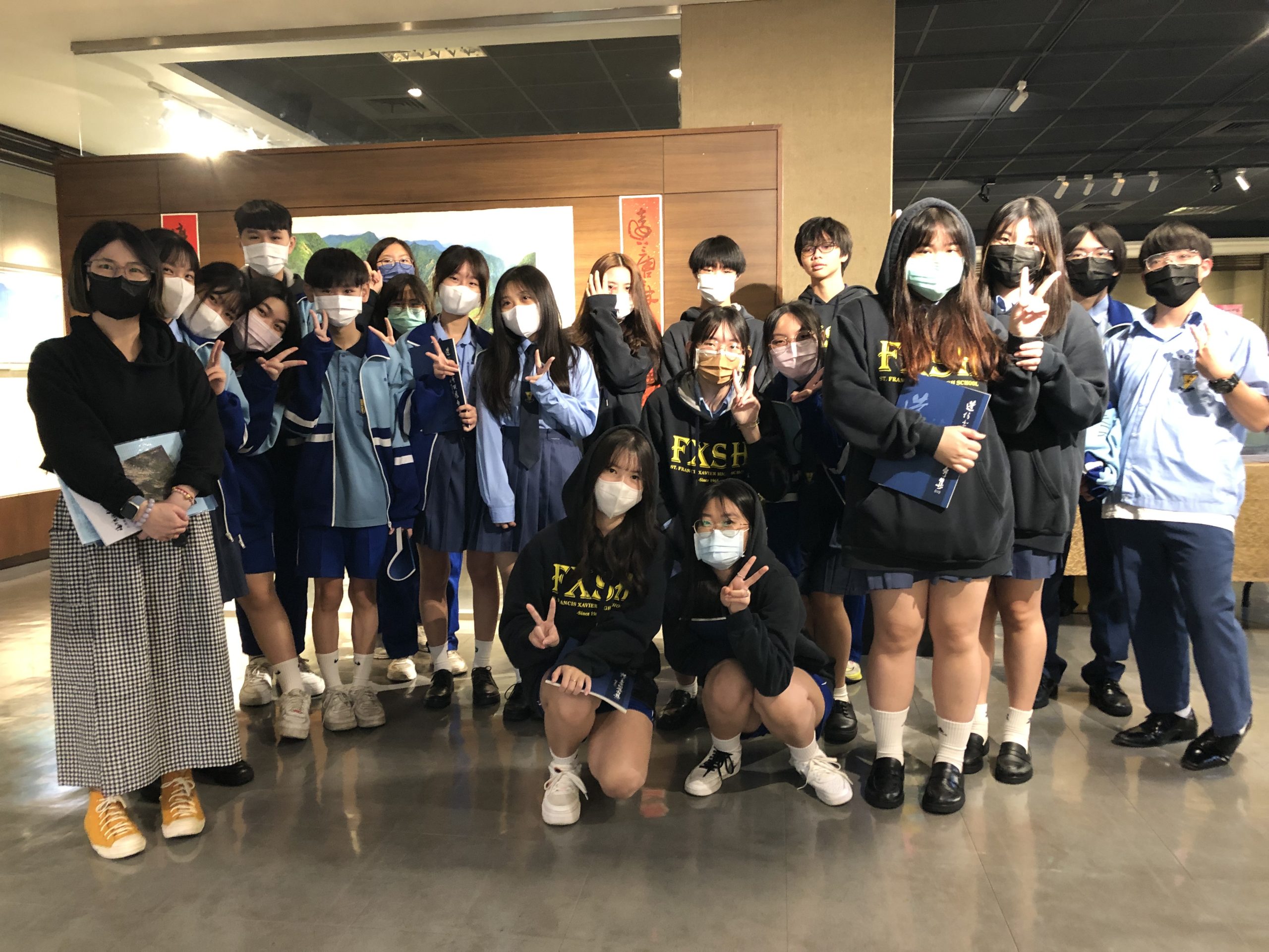 桃園振聲中學學生參觀