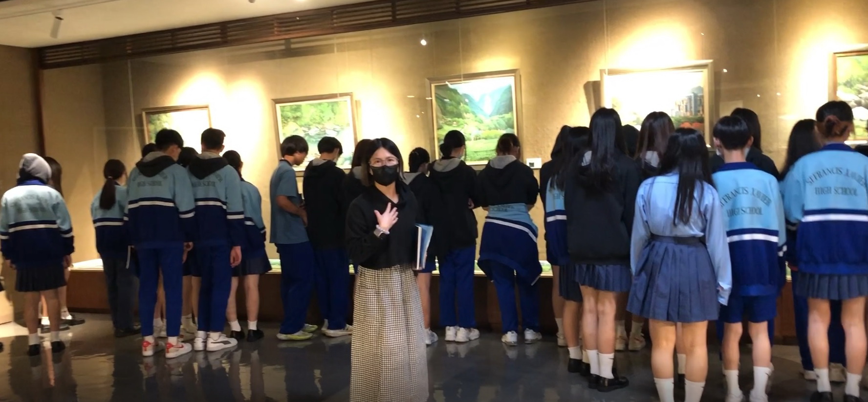 桃園振聲中學學生參觀