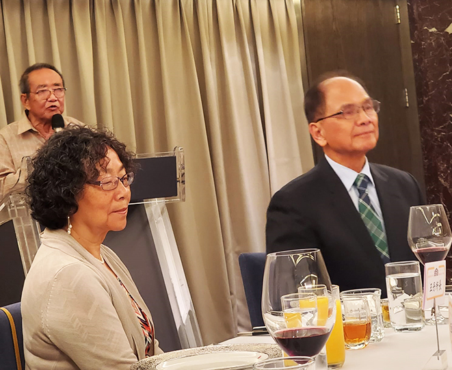 廖天琪、遊錫堃（台灣立法院院長）、蔡楚（後排）-蔡詠梅攝影
