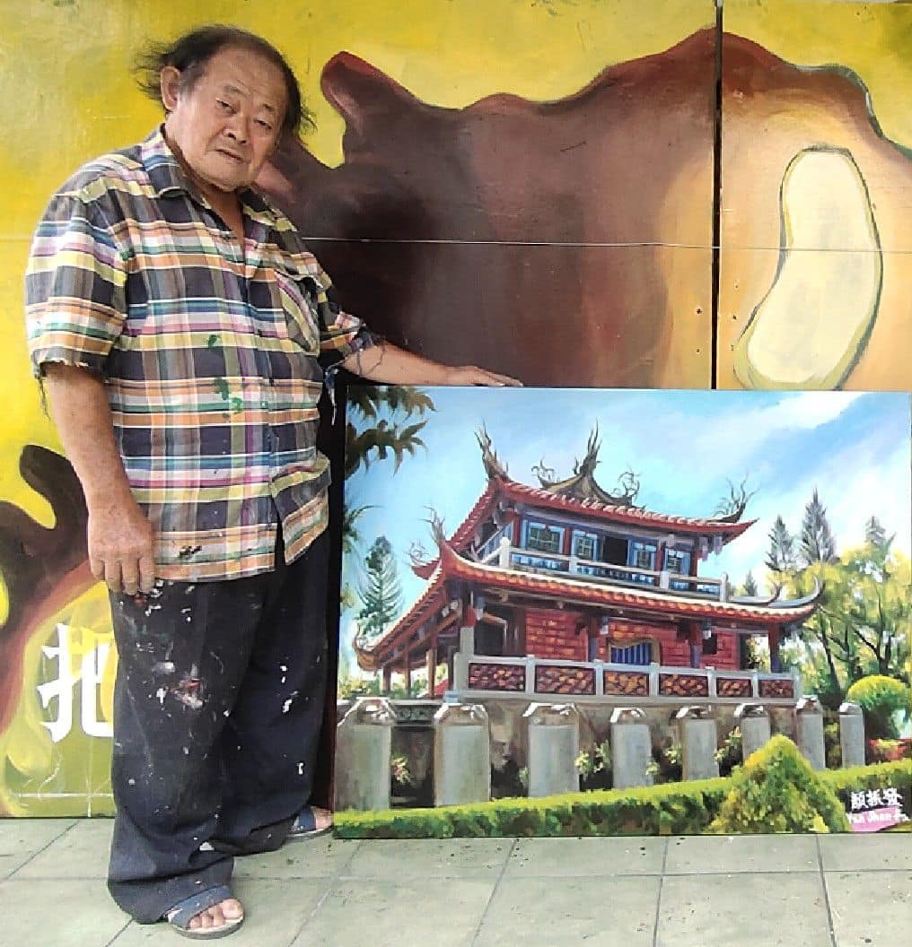 國寶級畫師顏振發從業半世紀 手繪懷舊電影看板 讓台灣文化被世界看到