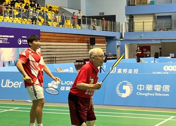 世壯運次高齡選手林友茂來自台中  運動局長：推動高齡運動最佳範例