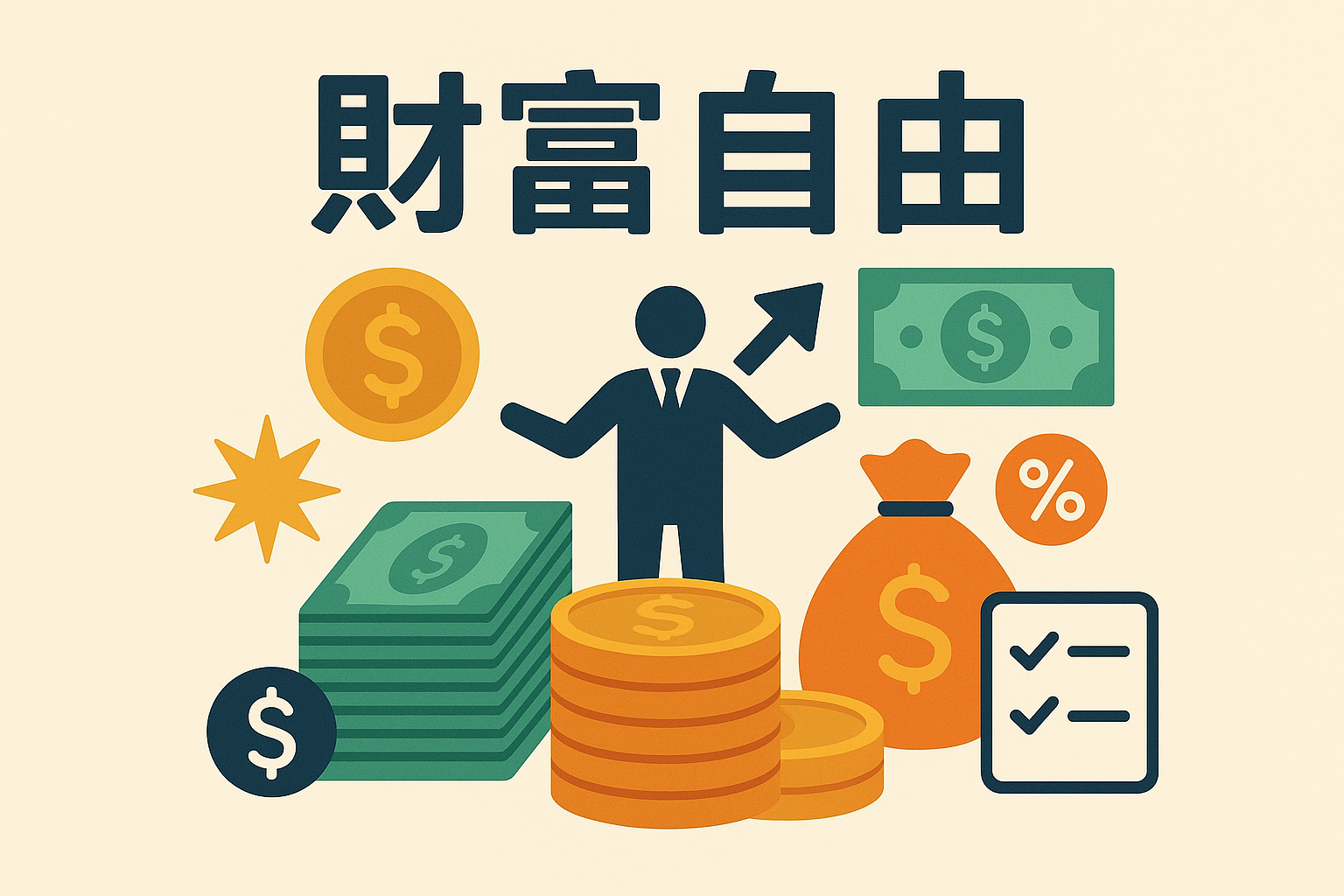 〈專文〉【財富自由】： 投資理財是人生的一部分。