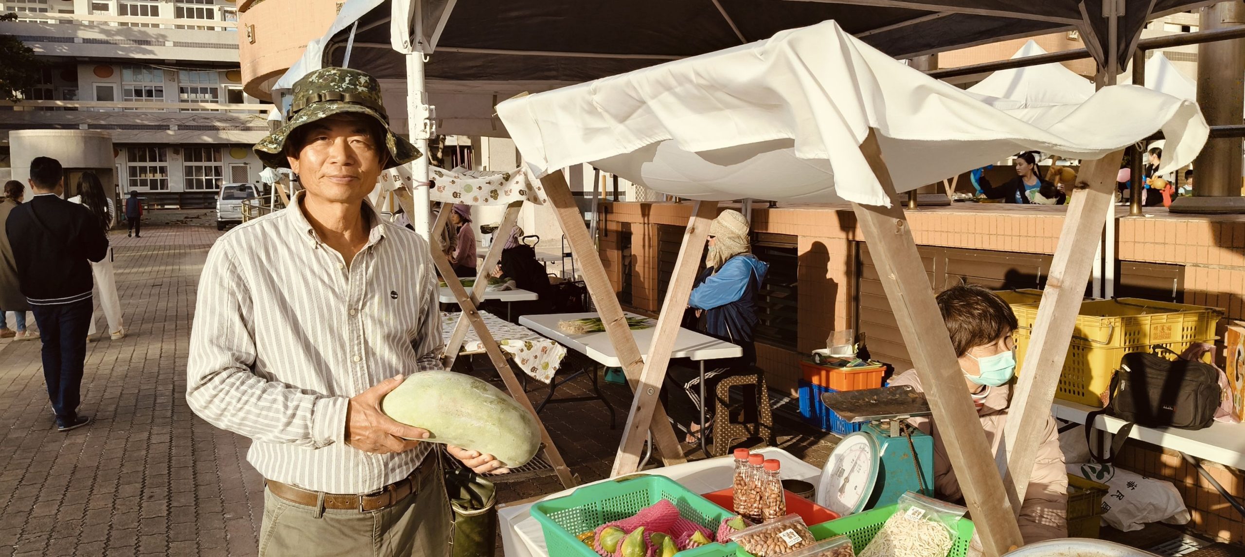 菓葉農民呂世強是契作復育古代澎湖地瓜的關鍵人物