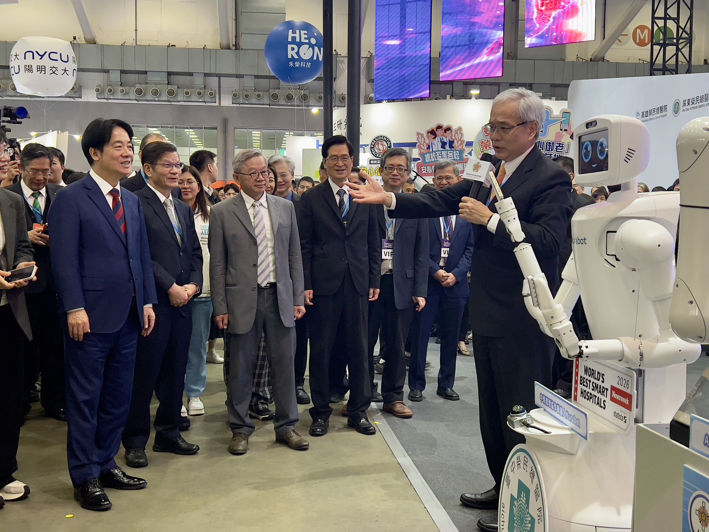 臺灣醫療科技展盛大登場 賴清德總統肯定北榮深耕智慧醫療 臺灣醫療科技展盛大登場 賴清德總統肯定北榮深耕智慧醫療