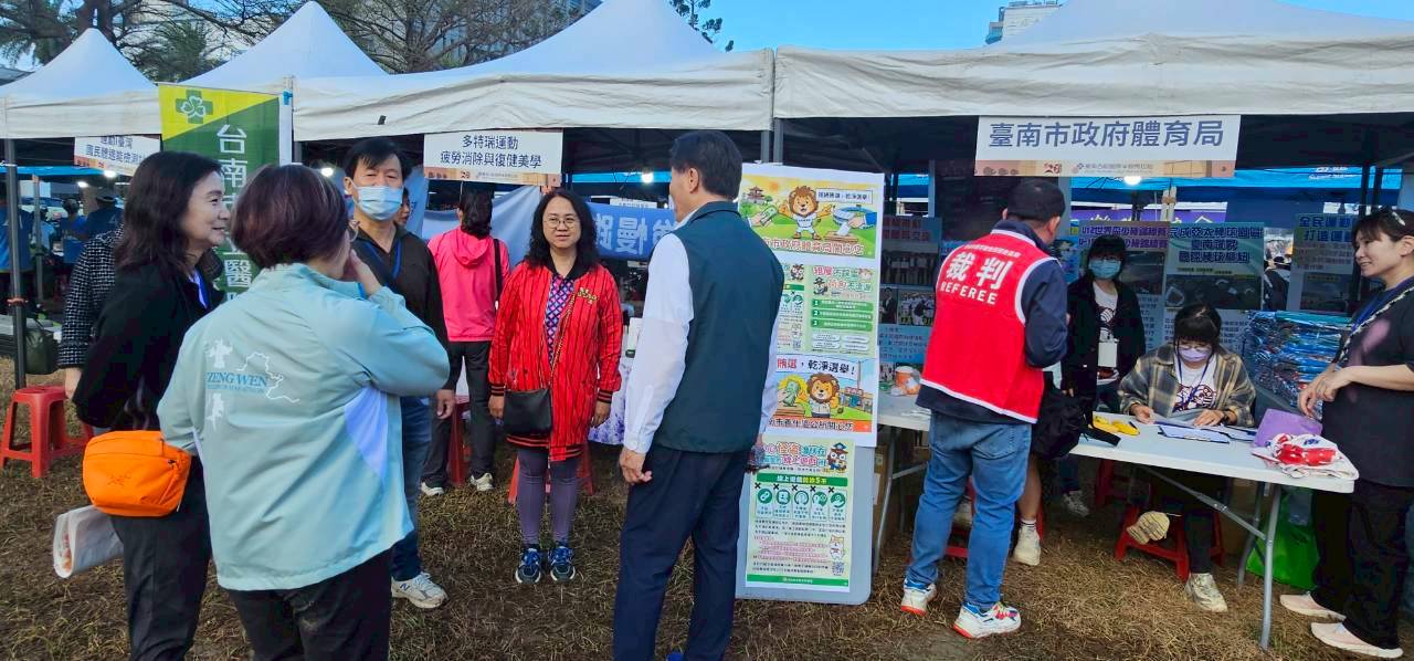 反詐賄,跑起來!」臺南市政府體育局結合2026臺南古都國際半程馬拉松辦理-「反賄、反詐是全民的『配速員』!」宣導活動 反詐賄,跑起來!」臺南市政府體育局結合2026臺南古都國際半程馬拉松辦理-「反賄、反詐是全民的『配速員』!」宣導活動