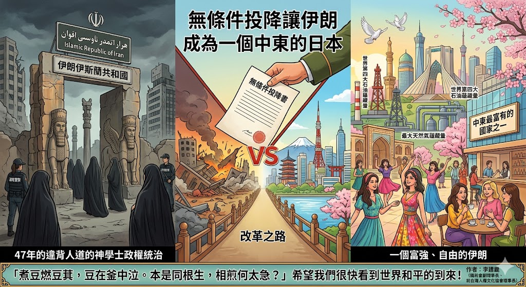〈專文〉無條件投降讓伊朗成為一個中東的日本 〈專文〉無條件投降讓伊朗成為一個中東的日本