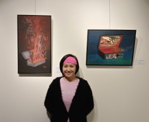 水墨畫家李璐宇（攝影∕記者鄭松維）