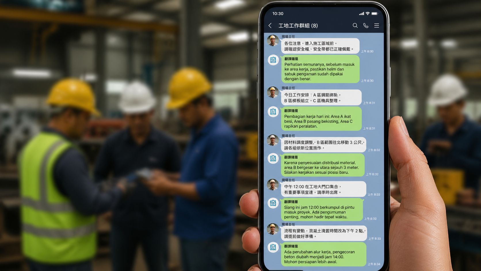 移工聽不懂工作指令怎麼辦？「僑語翻譯隨扈」讓LINE群組即時完成多語翻譯