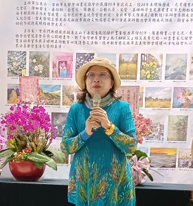 臺師大美術系教授王瓊麗致詞（攝影∕記者鄭松維）