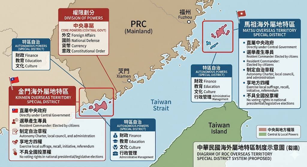 【專攔】制訂《海外屬地特區制度法》處理金馬地位特殊性