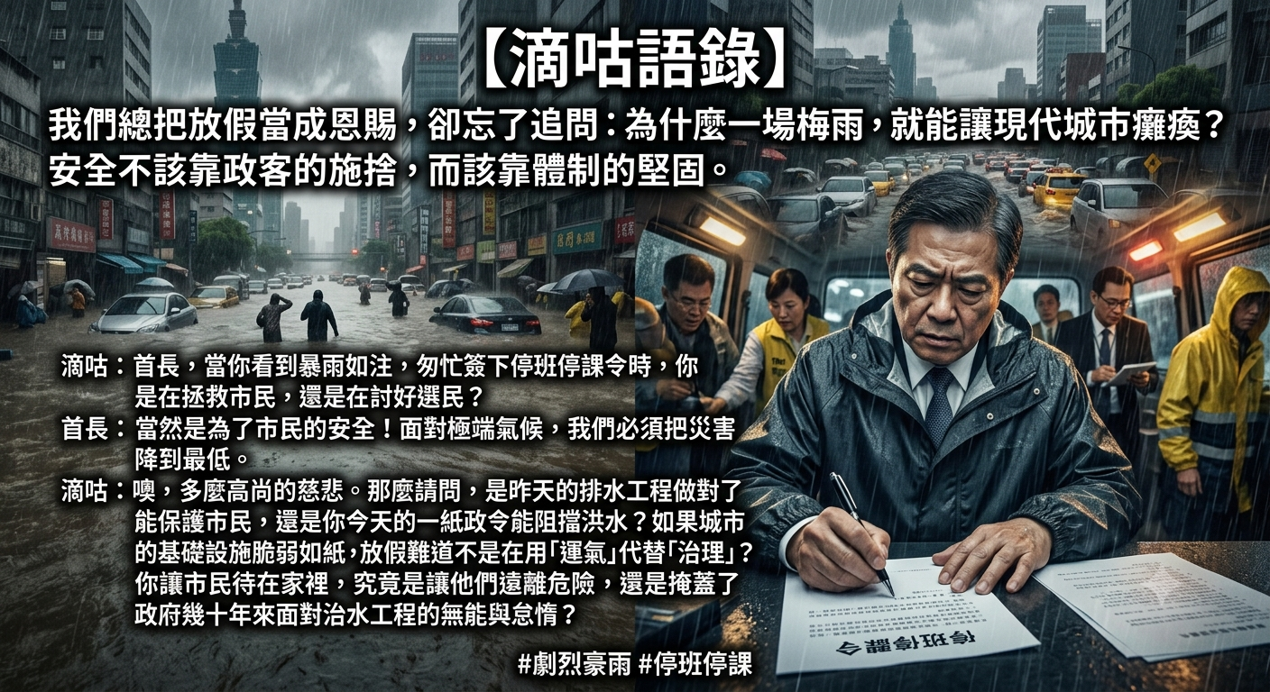 天災是自然的盲目,還是治理的遮羞布? 天災是自然的盲目,還是治理的遮羞布?