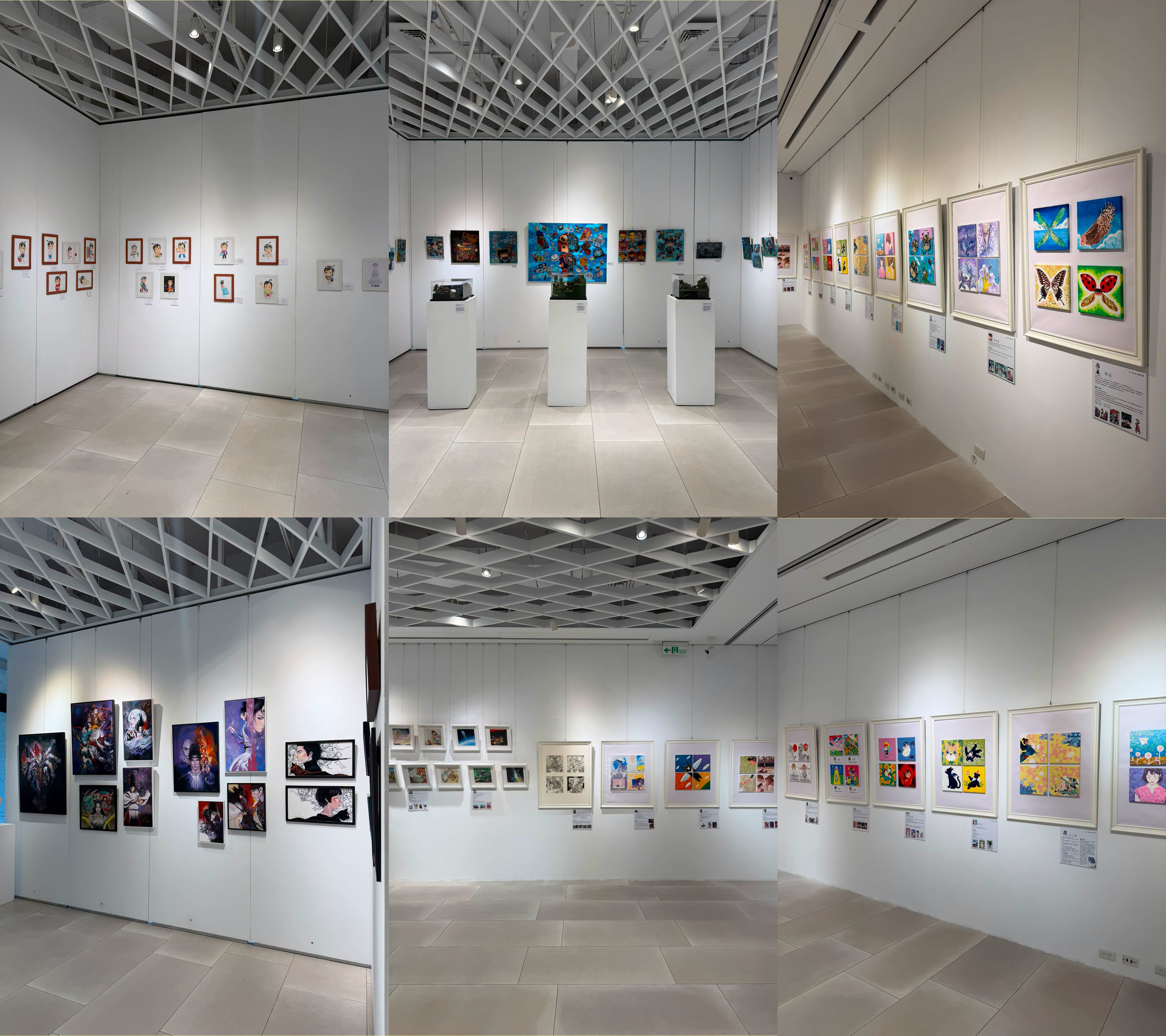 「玩味台日繪本畫展」在台北科技大學藝文中心展出。（圖片提供∕主辦單位）